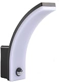 Applique Murale Extérieure LED avec Détecteur de Mouvement GIBRALTAR – Puissance Réglable (12W/15W/20W) – Étanche IP65 Gris Anthracite – Blanc Naturel 4000K – Minuterie & Lux Paramétrables – Classe 2 - 2