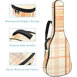 Housse de protection pour guitare acoustique classique avec imprimé cachemire Violet, Multicolore 05, 42.9×16.9×4.7 in… - Les Beatles, Paul McCartney, John Lennon, RIngo Starr, George Harrison Housse de protection pour guitare acoustique classique avec imprimé cachemire Violet, Multicolore 05, 42.9x16.9x4.7 in… – Image 4