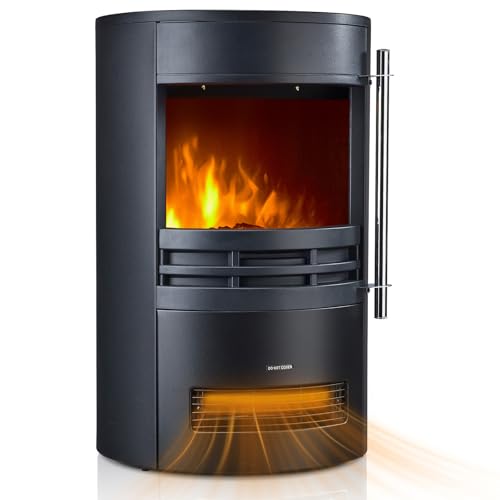 Electric Fireplace Stove with Realistic 3D Flame
