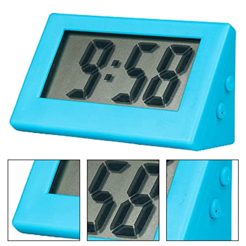 Digital Alarm Clock, Battery Operated Desk Small Clock, Lcd Digital Electronic Clock, No Tick Electric Alarm Desk Clock, Small Digital Clock For Car Dashboard Home Table Bedside Desk #TOP4