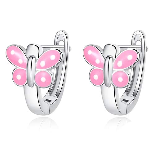 Pendientes de mariposa de cristal para invitadas de boda de noche