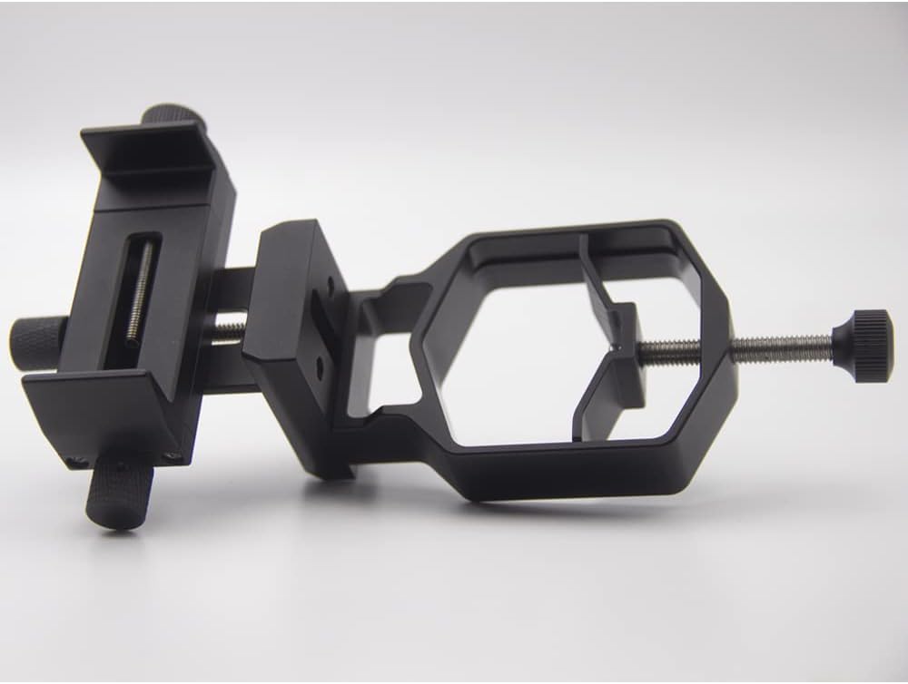 Move Shoot Move 3-Axis Smartphone Adapter for Telescope - Universal Digiscoping Adapter for Telescope, Spotting Scope, Binoculars, Compatible with Eyepieces Diamater 0.86-2.4in