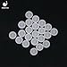 elephrun 9mm 50pcs PP (Polypropylene) Solid Plastic Bearing Balls G1 Precision