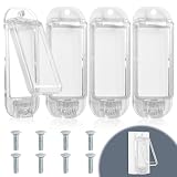 4 Pcs Child Proof Light Switch Cover Guard, Rocker Wall Switch Guard
