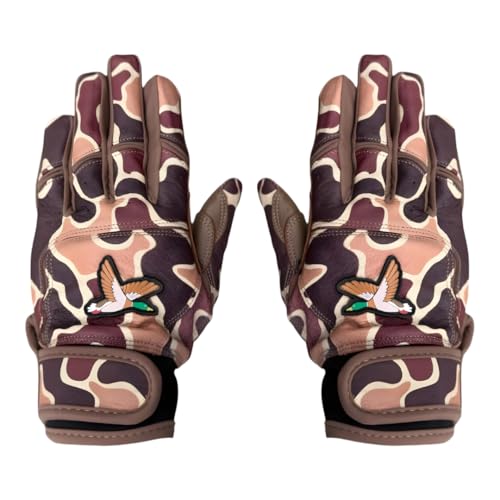 Birdie Blend Golf Duck Hunter Camouflage Baseball Batting Gloves (Medium)