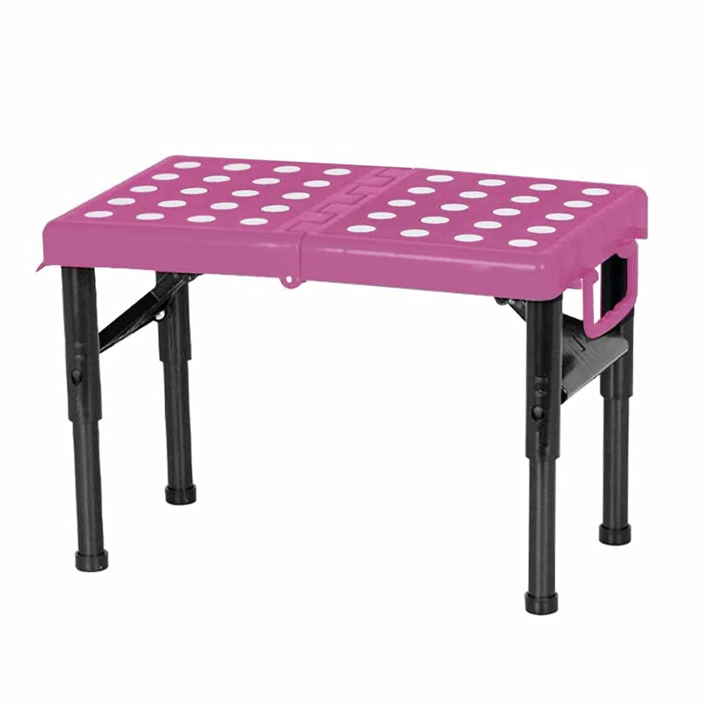 Chaise portable de pliage avec étagère réglable pour éviter le mal de dos
