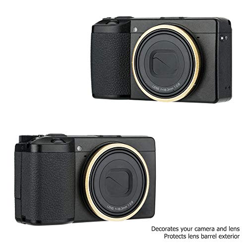 Anillo de lente de metal para Ricoh GR III accesorio GN-1 color oro 3