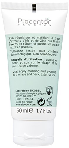 Placentor Végétal Regulating Cream For Combination and Oily Skins 50ml, 50 ml (Pack of 1) - Image 4