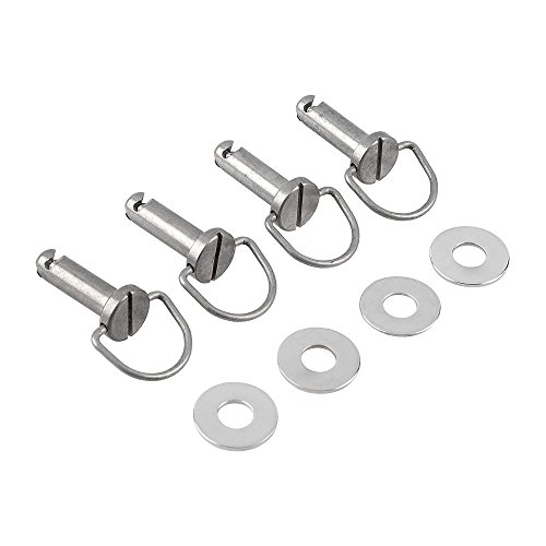 Chrome Fasteners Hard Saddlebag Mounting Pin Bolts Stud For Harley Touring Softail Road King Glide