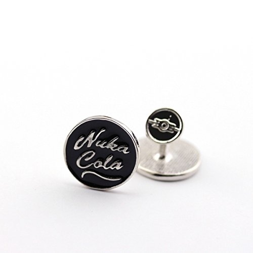 Preisvergleich Produktbild Patch Nation Nuka Cola Fallout Schwarz Cosplay Cufflinks Manschettenknöpfe