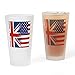 CafePress USA/UK Pint Glass, 16 oz. Drinking Glass