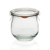 glas tulpen rot Verpackung a: 6 Weck-Tulpen-Glas, runder Rand, glas, durchsichtig, 370 ml