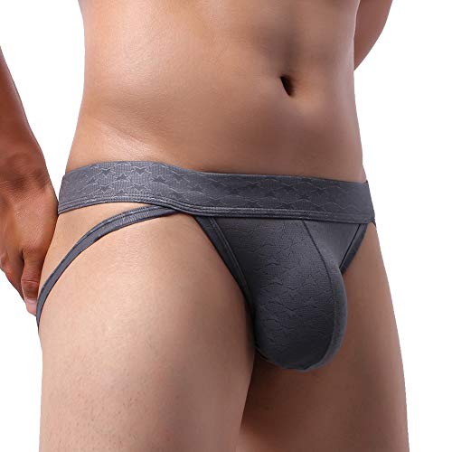 Summer Code Men's Jacquard Jockstrap Pack,Mens Stretch Athletic Supporters Underwear4
