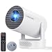 Magcubic Mini Beamer 4K HY300pro+, Unterstützt Smart Beamer Android 14 Auto Trapezkorrektur, Beamer 4k Heimkino mit WiFi 6 BT 5.4, 180°Dreh, 5W Lautsprecher
