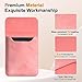 TiMOVO 6 Inch Sleeve for All E-Reader Book, 11th Generation 2024/2022, Protective Sleeve Cover Case with Pocket for Kobo Clara Colour Devices, Pink