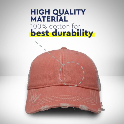 Gorra beisbolera femenina con abertura para coleta miniatura 4