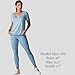 Tavi Women’s High Waisted Tight | 27.5-Inch Inseam | Comfortable Leggings with Pockets | Everyday Wear, Large, Sky Wildcat