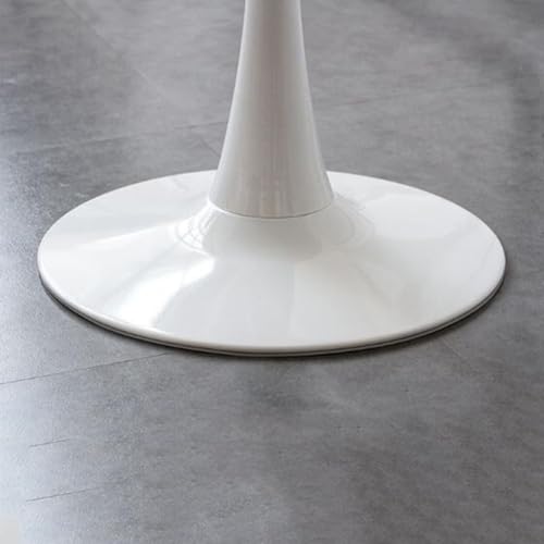 Table de bistrot ronde 80 cm blanche style tulipe pour petite cuisine - 5