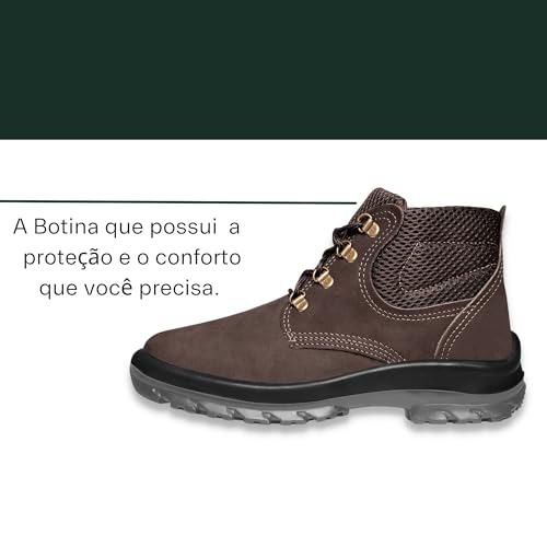 Botina em couro sintético com cardaço sem biqueira - Cartom (42)