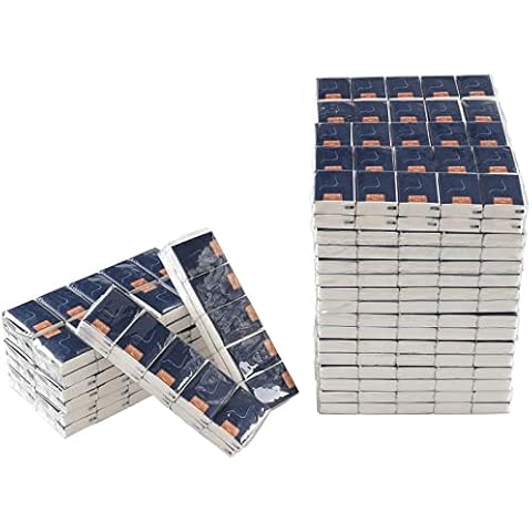 Vababa 480-Pack Multi-fold Mini Pocket Packs Facial Tissues, White Unscented 4-Ply Facial Tissue Cover