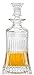 Circleware CG Society Glass Whiskey Scotch Drink Decanter carafe Bottle, 18.5-ounce, Limited Edition Glassware Drinkware