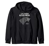 Game Of Thrones Stark The North Remembers Zip Hoodie
