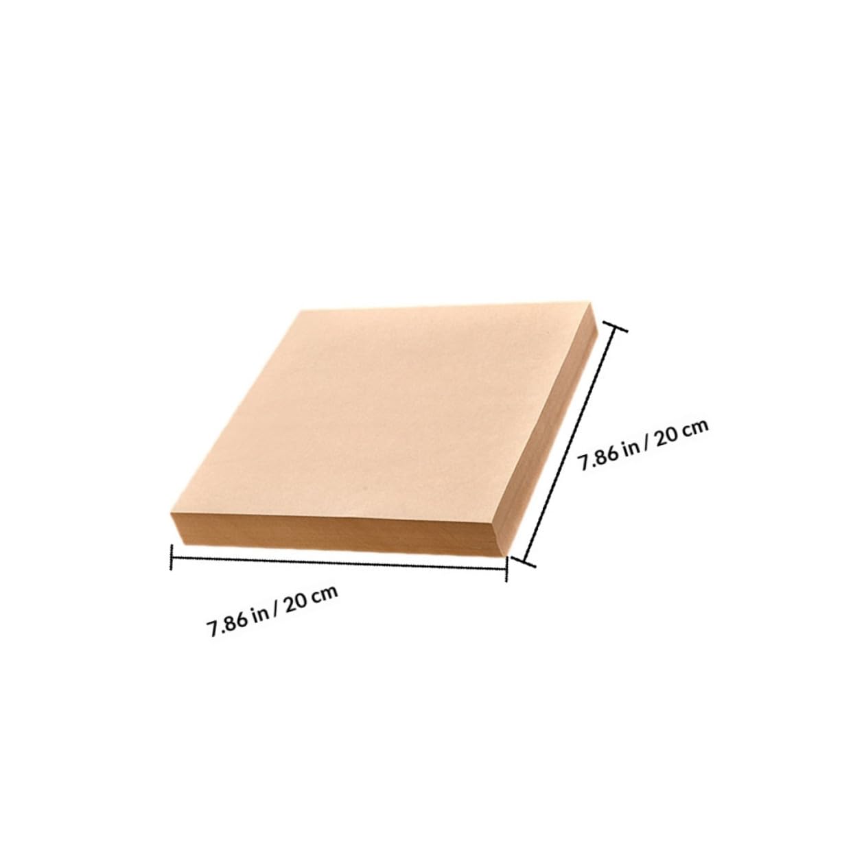 Uonlytech Papel Antigrasa de Kraft Color Khaki Ligeras y Fáciles de Almacenar 500 Hojas para Hornear y Freír Adecuado para Cocinar y Servir Alimentos