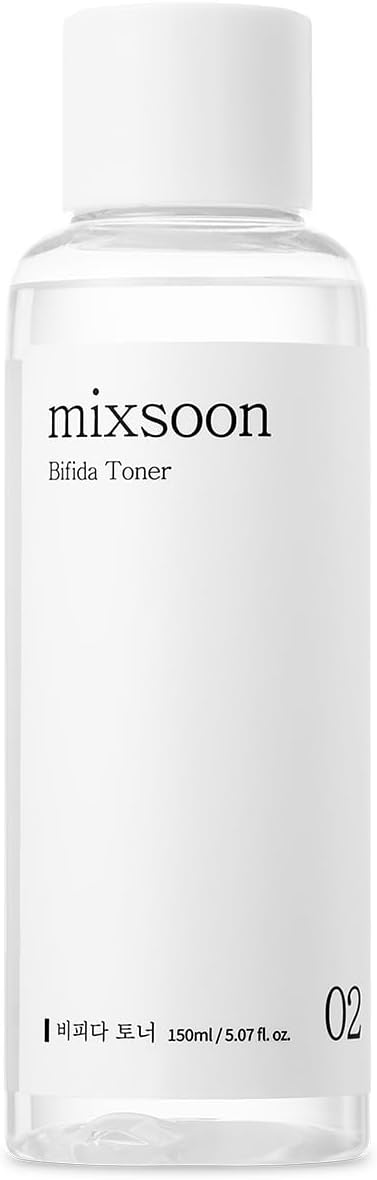 mixsoon Bifida Toner - Hydrating and Strengthening Facial Toner, Gentle Formula for Smooth, Balanced Skin 150ml / 5.07 fl. oz. Korean Glass Skin Care