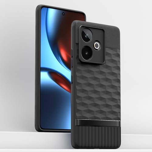 Image of Outlouders Back Cover for Realme GT 7 5G / GT 7T 5G | Full Camera Protection | TPU Soft Flexible Shockproof Bumper Case (Black)