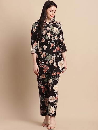 Image of Pistaa's Women Summery Floral Cotton Co-ord Set