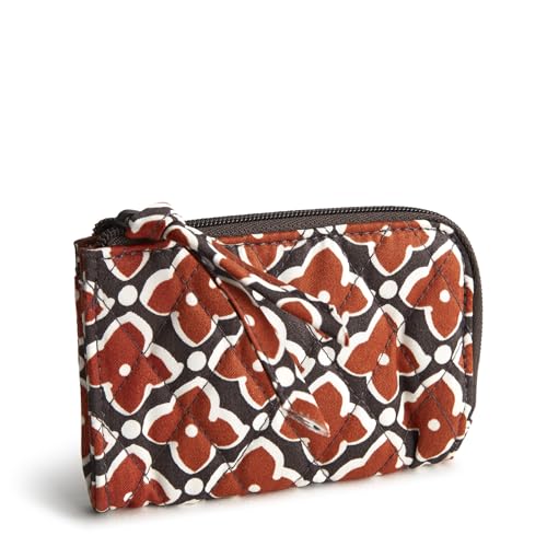 Image of Vera Bradley Women's Premium Cotton Zip Card Pouch
