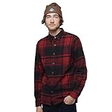 Black Diamond Camicia in Flanella Project, Red Rock-Black Plaid, M