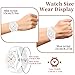 PROKING Waterproof Nurse Watch for Medical Professionals,Women Men, 24 Hour with Second Hand, Night Light, Military Time Easy to Read Dial, Soft and Breathable Silicone Band (White)