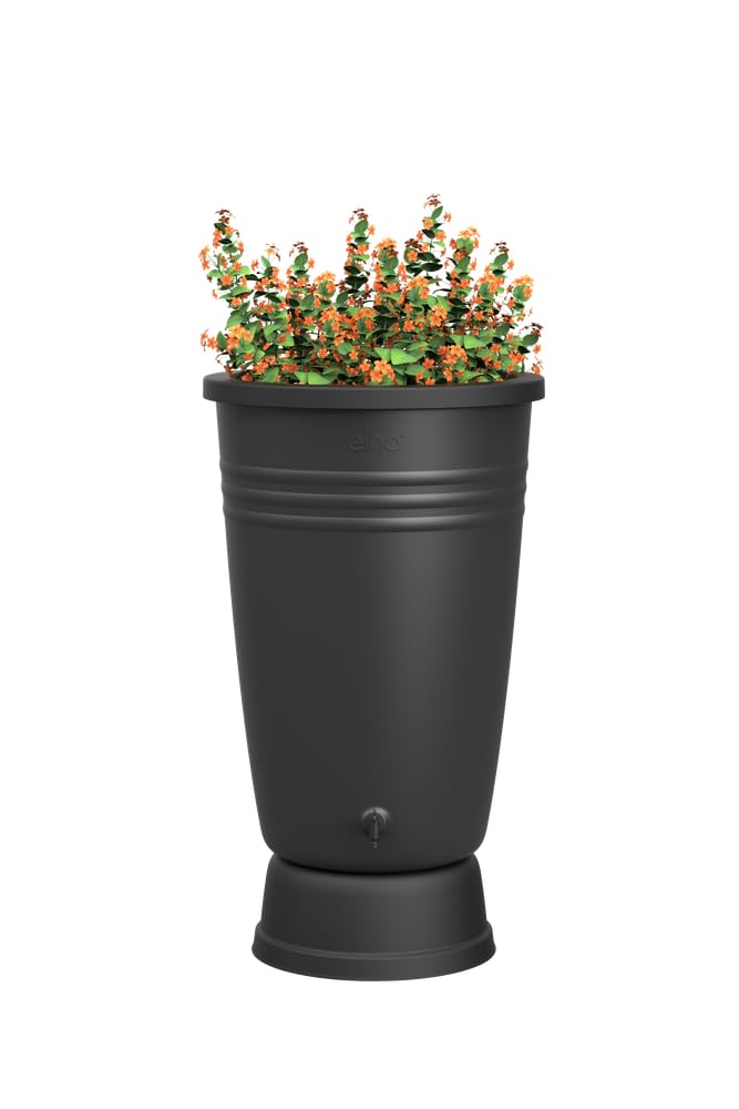 Elho Green Basics Récupérateur D’Eau Plus 200 LTR - Living Noir