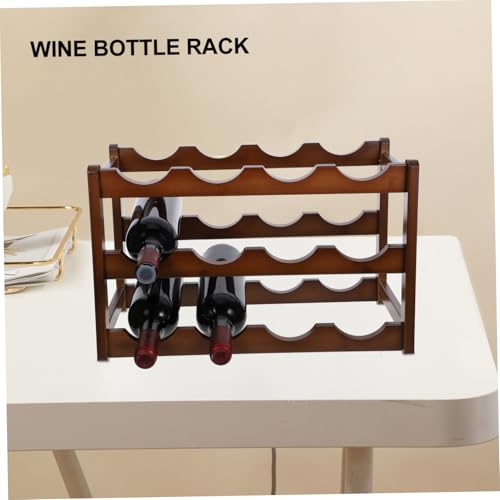 Soporte para botellas de vino en bambú miniatura 7
