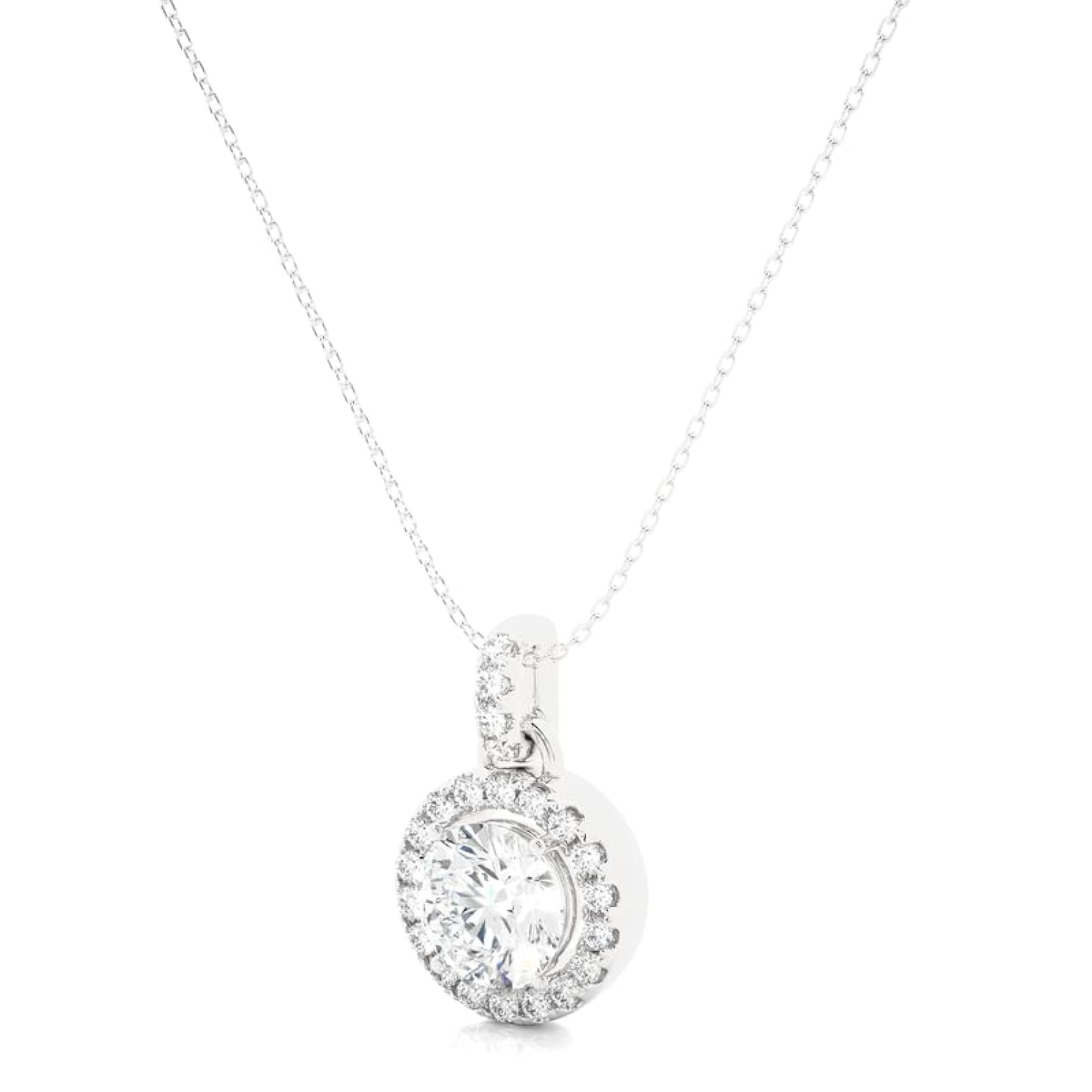 Women's 925 Sterling Silver Hallmarked Necklace with Secure Clasp