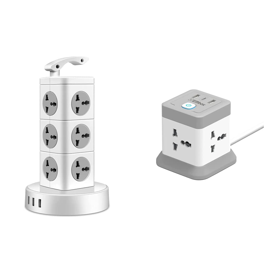 Amazon.in Buy EMBOX Tower Extension Boards with USB Port with