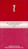 Religio Medici: Ein Essay über Vernunft und Glauben, 1643