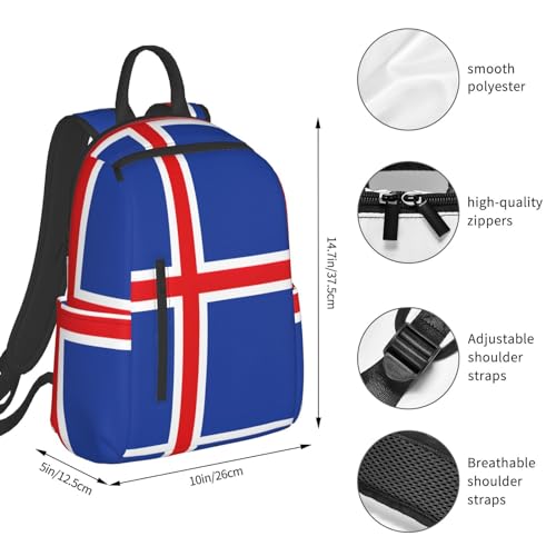 Sac à dos drapeau de la Jamaïque imprimé unique au style décontracté - 4