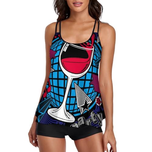 Ensembles bikini tankini avec short de garçon sculptant la silhouette