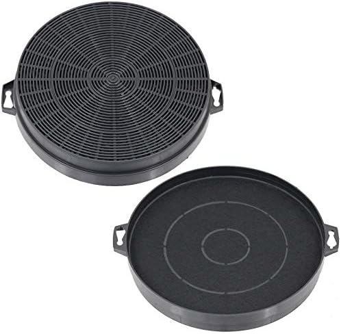 Spares2go Carbon Charcoal Vent Filter for B&Q Cata Designair Cooke & Lewis Cooker Extractor Hood (Pack of 2)