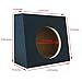 2X Single Sealed Angle 10 Inches Truck Subwoofer Box Enclosure with Thick Heavy Duty MDF - 10