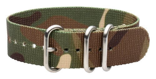 Clockwork-Synergy-3-Ring-Heavy-Ballistic-Brushed-Steel-Watch-Strap-Bands Clockwork Synergy® - 3 Ring Heavy Ballistic Brushed Steel Watch Strap Bands - Image 1