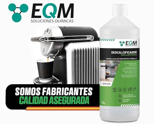 Miniatura 6 de Eqm - Eco- 212 - Descalcificador Para Cafeteras - 1l - 100 Origen Natural - Compatible Con Todas Las Máquinas De Café - Elimina La Cal Incrustada En Cafeteras Y Aparatos Del Hogar