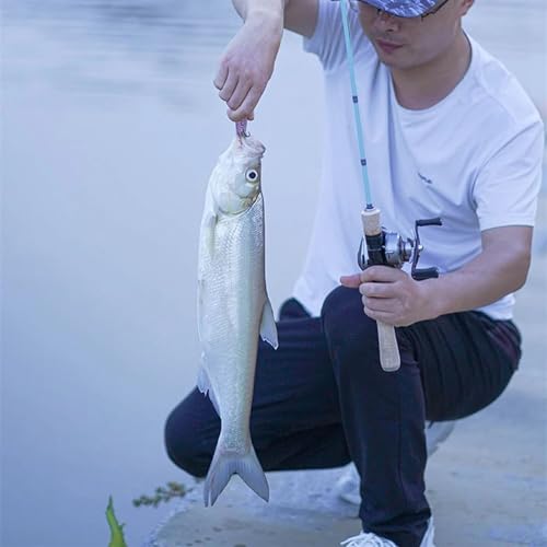 Modelo YG013 1.35M 1.5M Colorido Ponta Sólida Truta Isca Vara De Pesca UL Power Ultraleve 1.5-7g Car