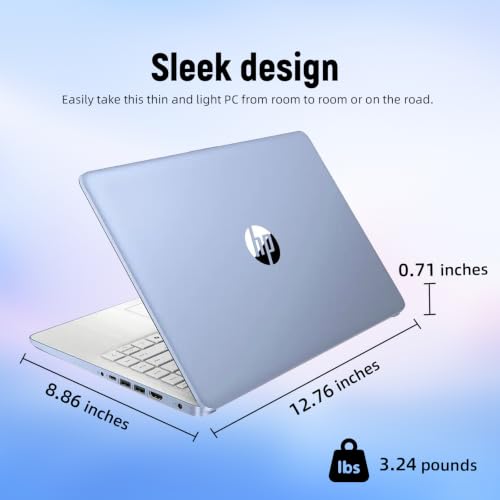 Image of HP 14 inch Laptop, Intel Processor N150, 4GB RAM 384GB Storage(UFS+SD Card)
