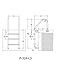 Rust Proof Saftron P-324-L3 Residential Inground White Three-Step Swimming Pool Ladder. 53