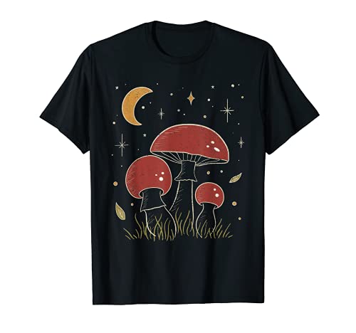 Goblincore Dark Academia Estética Cottagecore Mushroom Camiseta