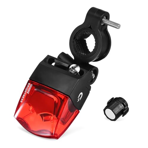 BESPORTBLE Rear Bike Light Reflective Bike Taillight Flashing Sturdy Construction Safe for Cycling