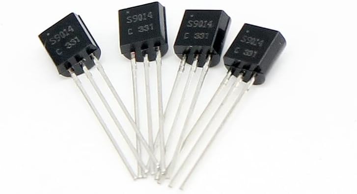 AAKOMA Transistor 50pcs S9014 Transistor Kit Triode Silicon NPN Transistor Set 50v 150mA BJT TO-92 Diode Electronic Component